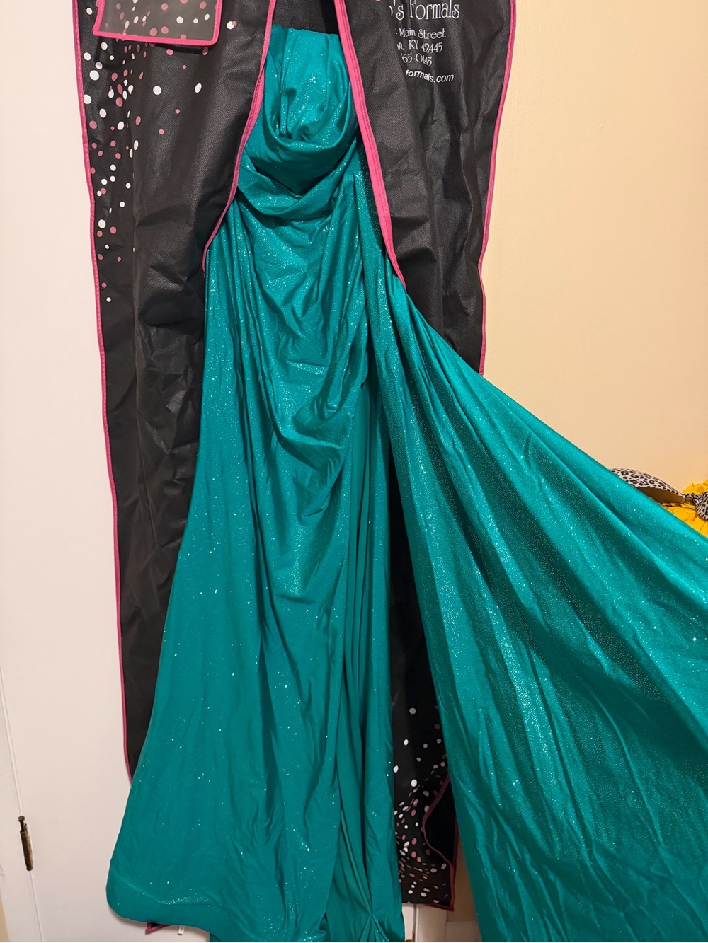 Green Sparkle Floor-Length Skirt - Women